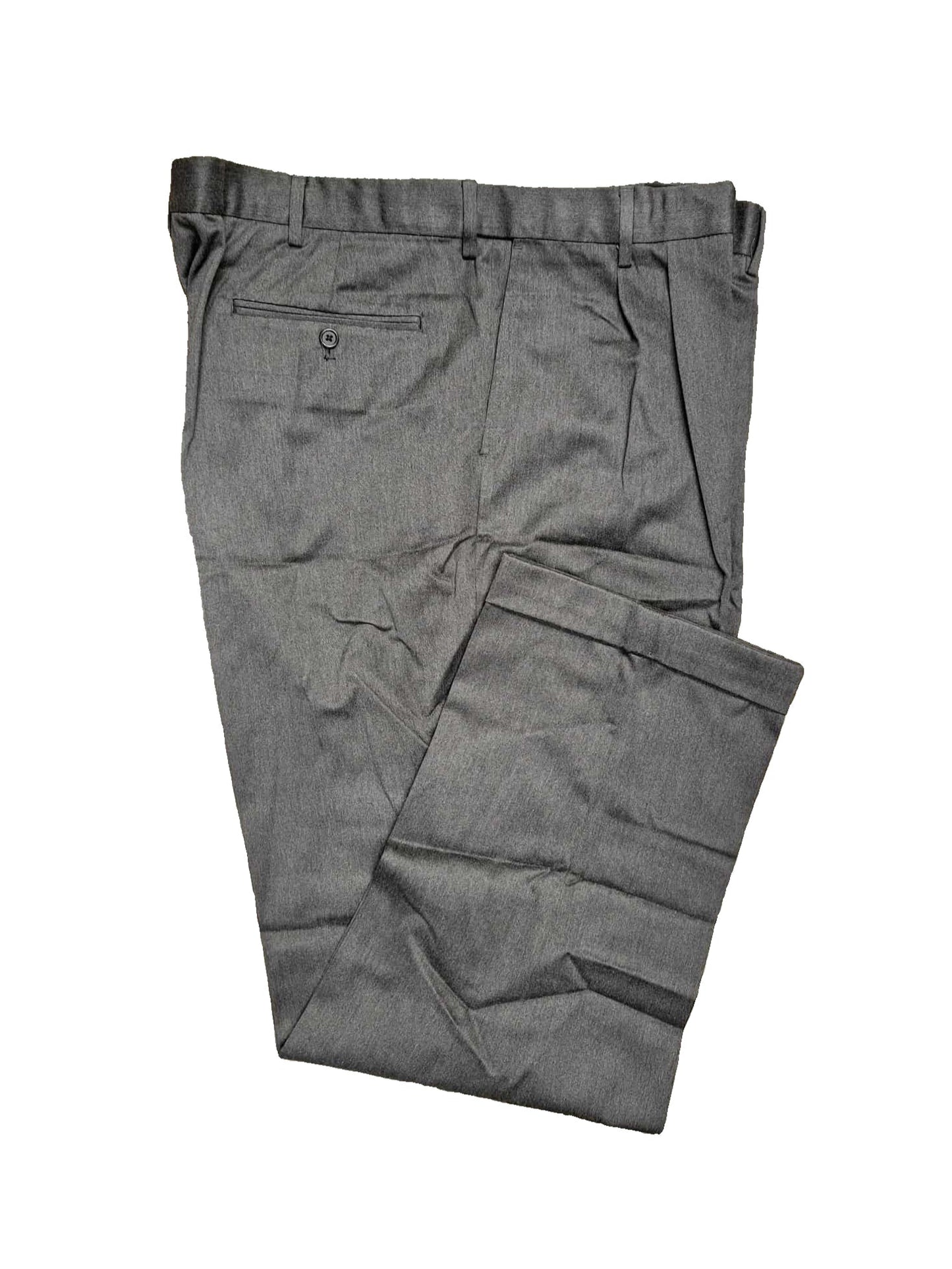 Lands' End Men's Comfort Waist Pleated Front Twill Pants 44x32 NWOT