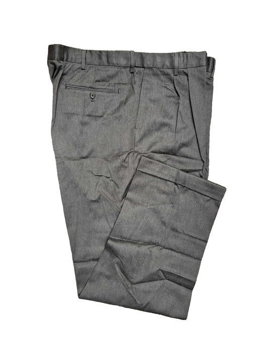 Lands' End Men's Comfort Waist Pleated Front Twill Pants 44x32 NWOT