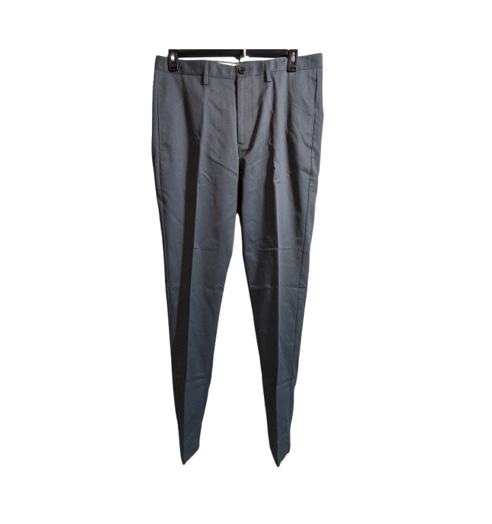 Lands' End Men's No Iron Tailored Fit Plain Front Twill Pant 36x36 NWOT