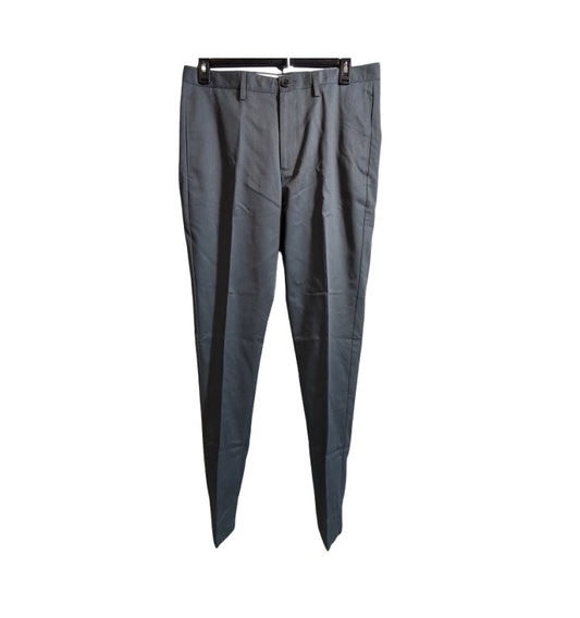 Lands' End Men's No Iron Tailored Fit Plain Front Twill Pant 36x36 NWOT