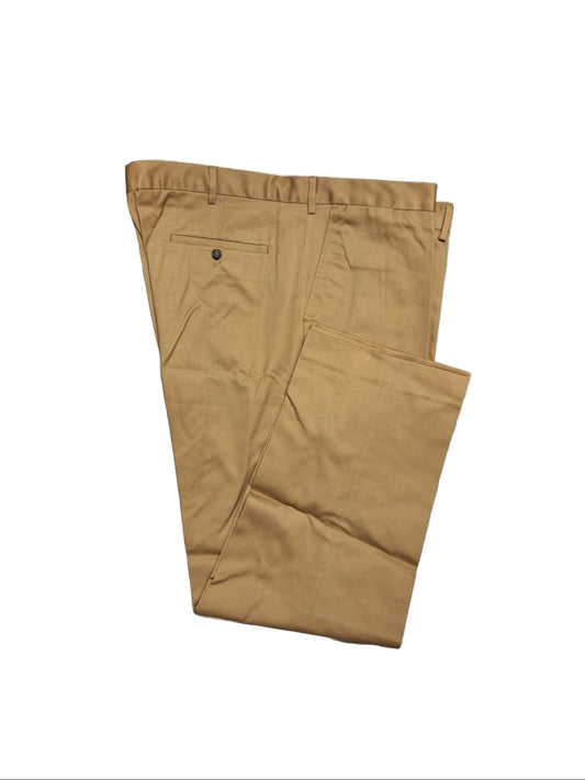 Lands' End Men's Tailored Fit No Iron Flat Front Twill Pants 42x30 NWOT