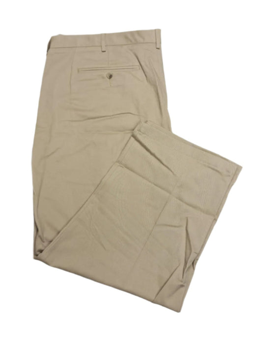 Lands' End Men's Traditional Fit Flat Front Chino Pants 46x27 NWOT
