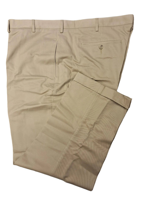 Lands' End Men's Traditional Fit Flat Front Chino Pants 46x31 NWOT