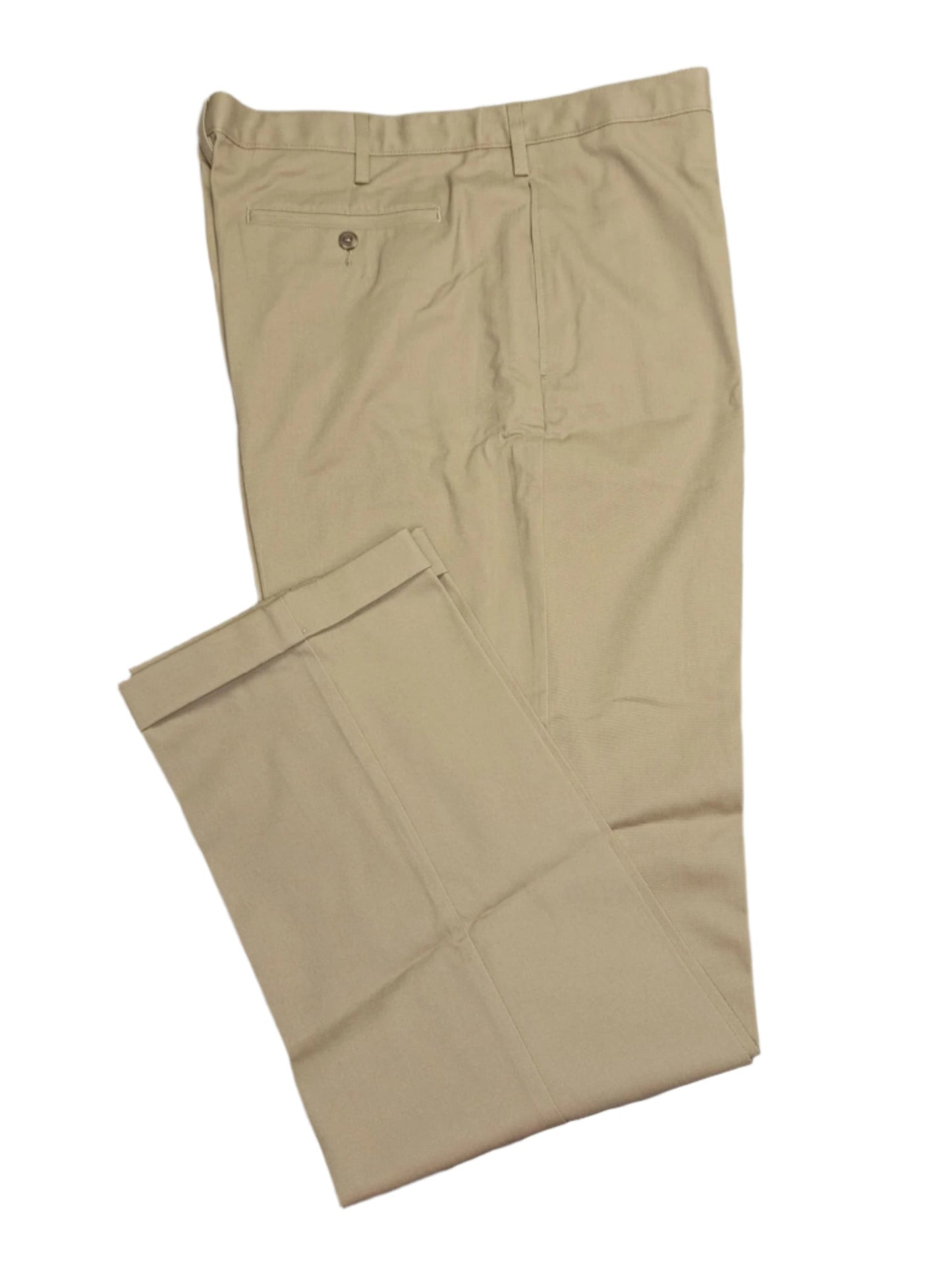 Lands' End Men's Traditional Fit no Iron Chino Pants 38x35 NWOT