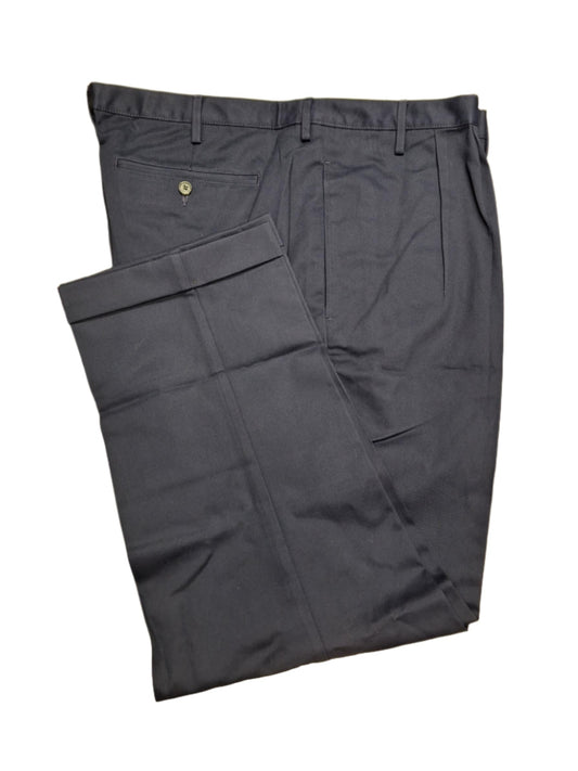 Lands' End Men's Traditional Fit Pleated Front Chino Pants 32" Inseam NWOT