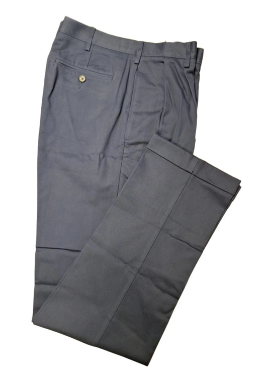 Lands' End Men's Traditional Fit Pleated Front Chino Pants 34x34 NWOT