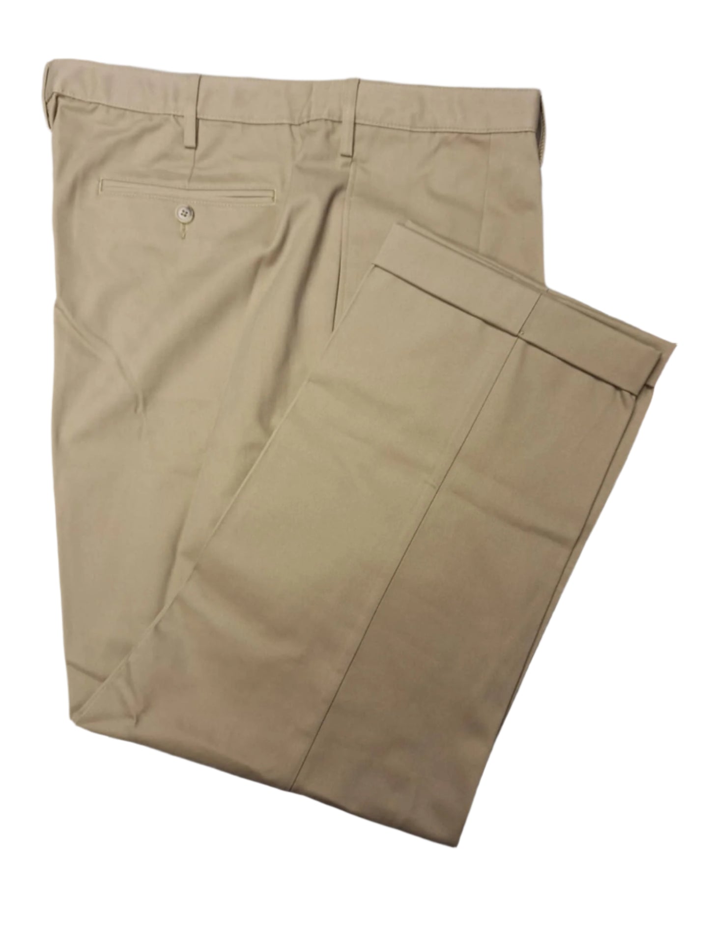 Lands' End Men's Traditional Fit Pleated Front Chino Pants 42x29 NWOT