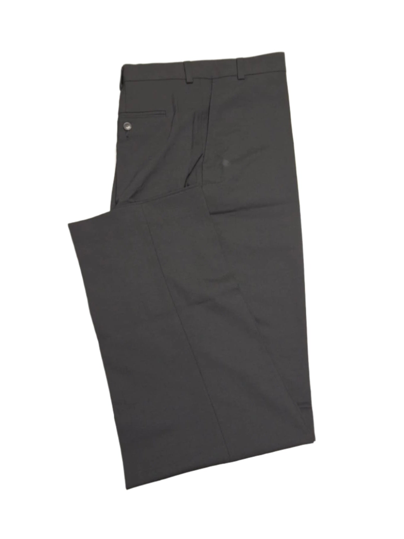Lands' End Men's Comfort Stretch Traditional Fit Flat Front Trousers 37x33 NWOT