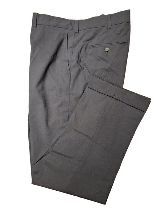 Lands' End Men's Comfort Stretch Traditional Fit Flat Front Trousers 35x33 NWOT