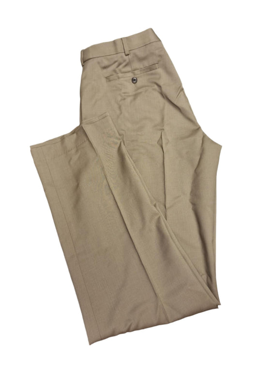 Lands' End Men's Comfort Stretch Traditional Fit Flat Front Trousers 36" Inseam NWOT