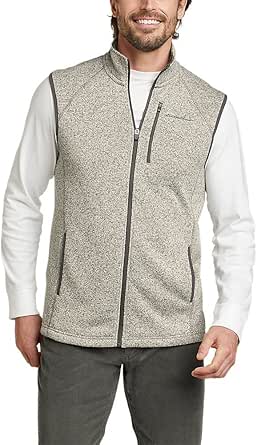 Men's Eddie Bauer Radiator 2.0 Fleece Sweater Vest - Grey Heather - Large - NWT
