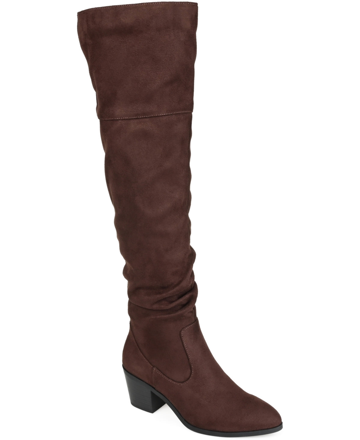 Women's Journee Collection Zivia Over The Knee Boots - Brown - 6 - NWOB