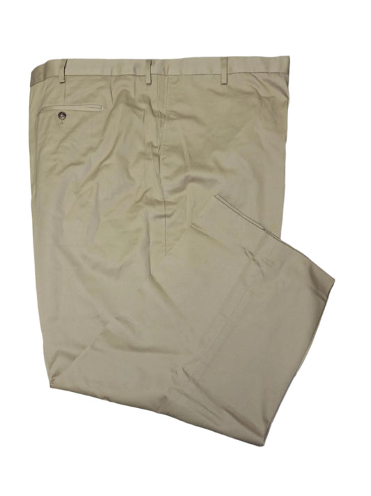 Lands' End Men's No Iron Traditional Fit Twill Pants 54x28 NWOT