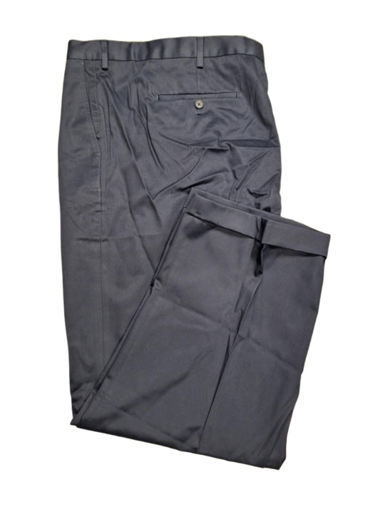 Lands' End Men's Traditional Fit Pleated Front Twill Pants 54x31 NWOT