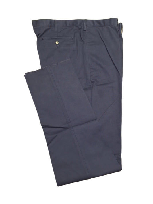 Lands' End Men's Slim Fit Flat Front No Iron Chino Pants 34 UNHEMMED NWOT
