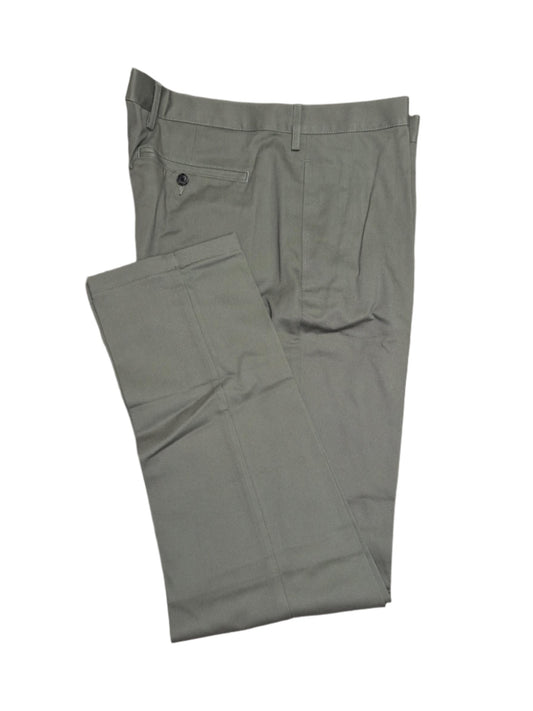 Lands' End Men's Slim Fit Flat Front No Iron Chino Pants 37x33 NWOT