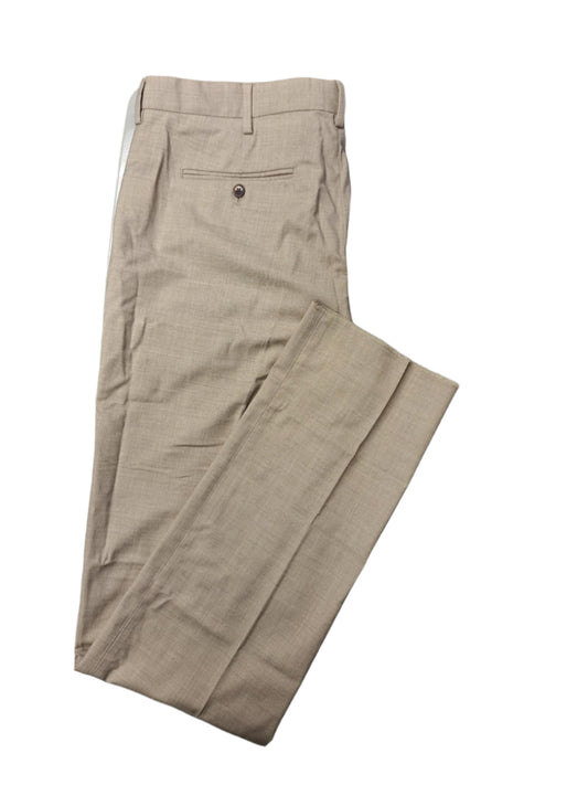 Lands' End Men's Traditional Fit Stretch Wool Pants 37 UNHEMMED NWOT