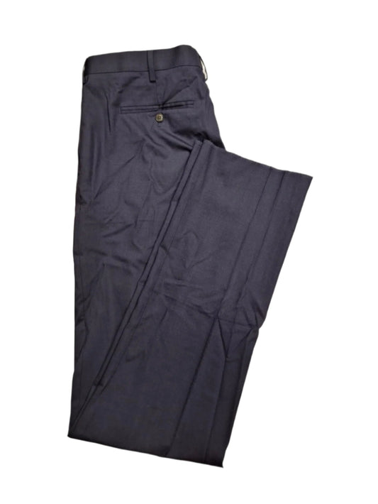 Lands' End Men's Traditional Fit Stretch Wool Pants 37 UNHEMMED NWOT