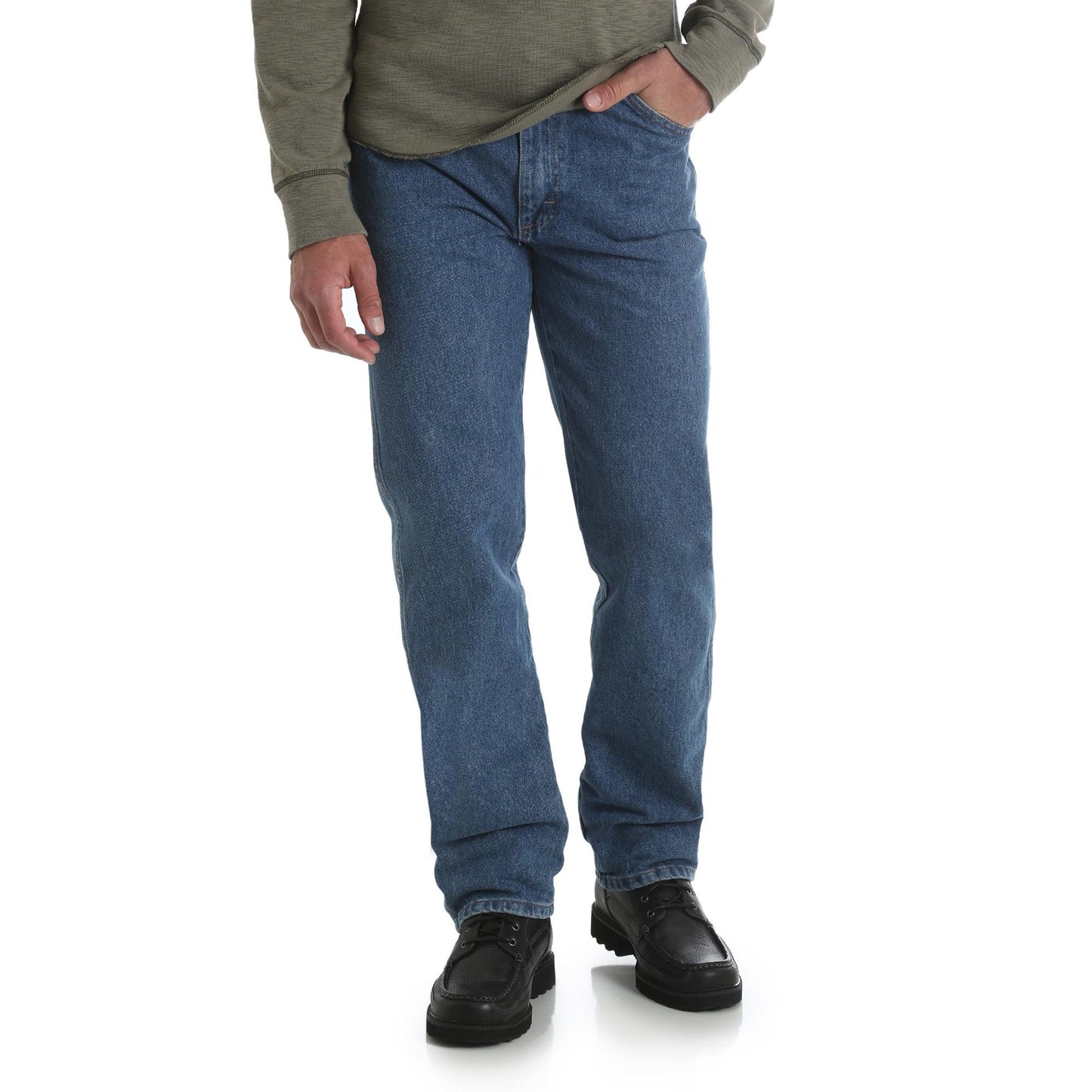 Men's Rustler from Wrangler Regular Fit Jeans BUNDLE - Stonewash - 35x32 - NWT