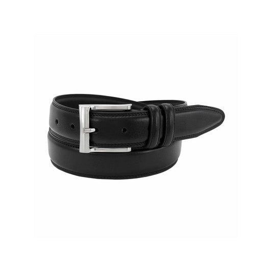 Men's Florsheim Martin 32mm Pebble Grain Leather Belt - Black - 48 - NWT