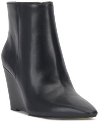 Women's Worthington Padley Pointed Toe Wedge Booties - Black - 10 - NWT