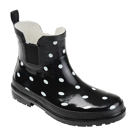 Women's Journee Collection Tekoa Rain Boots - Dot - 7.5 - NIB