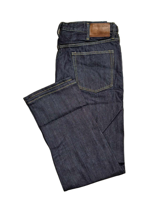 Lands' End Men's Comfort Waist Jeans 37x32 NWOT