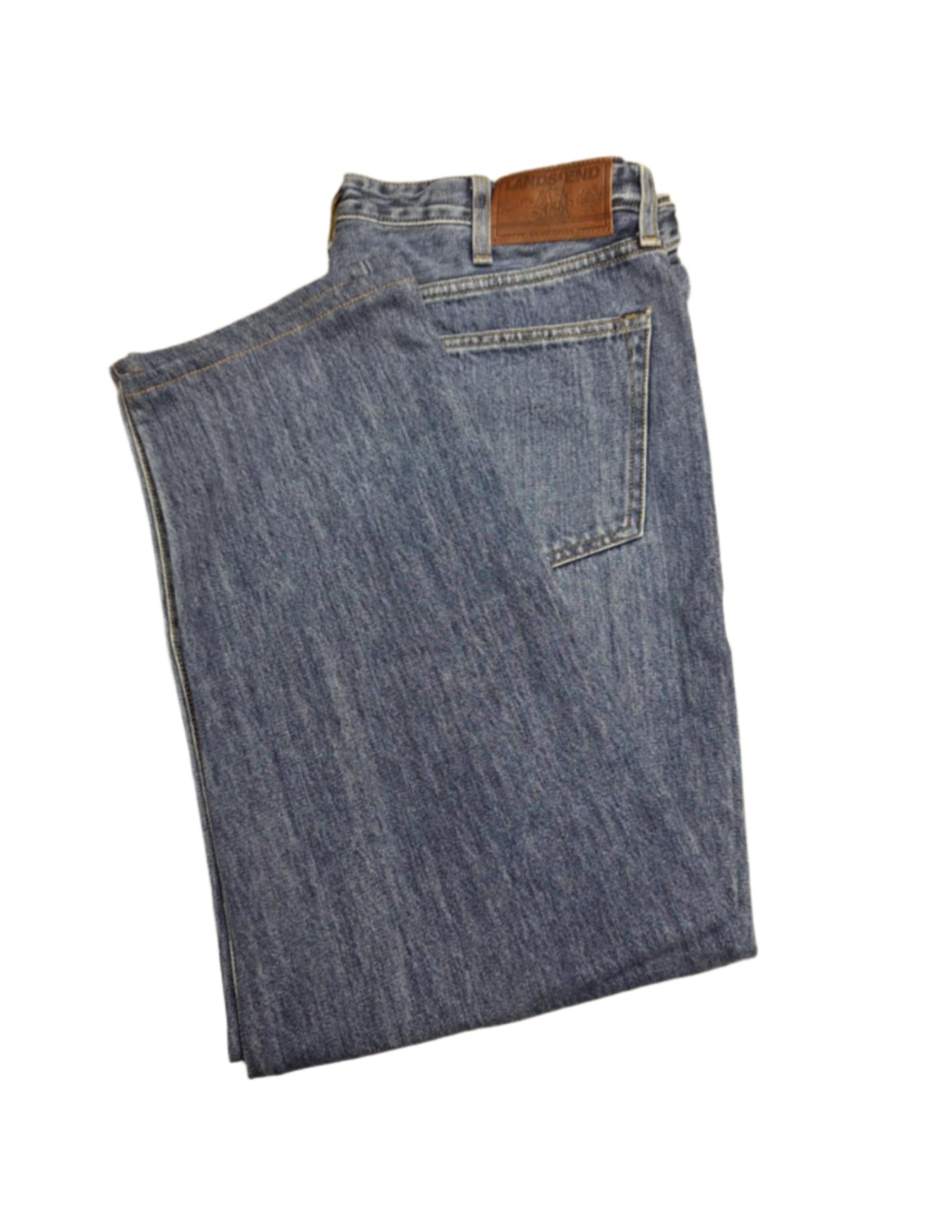 Lands' End Men's Comfort Waist Jeans 38x28 NWOT
