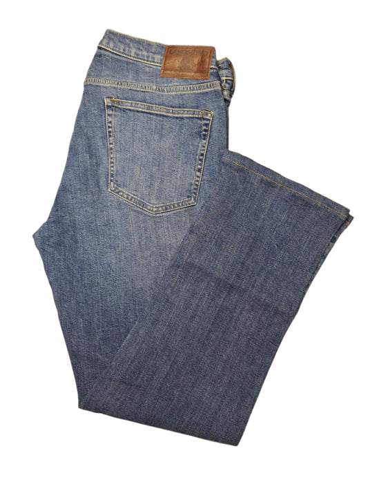 Lands' End Men's Straight Fit Stretch Denim Jeans 42x30 NWOT