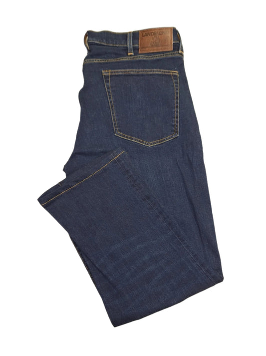 Lands' End Men's Straight Fit Stretch Denim Jeans 31x32 NWOT