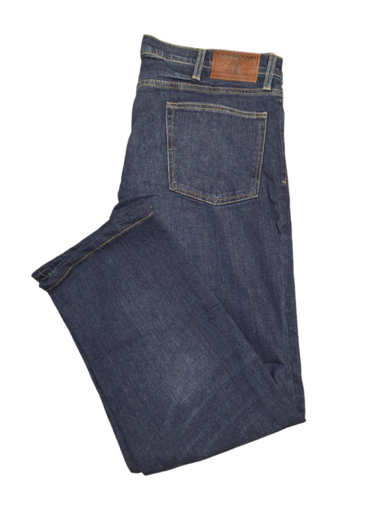 Lands' End Men's Straight Fit Stretch Denim Jeans 37x29 NWOT