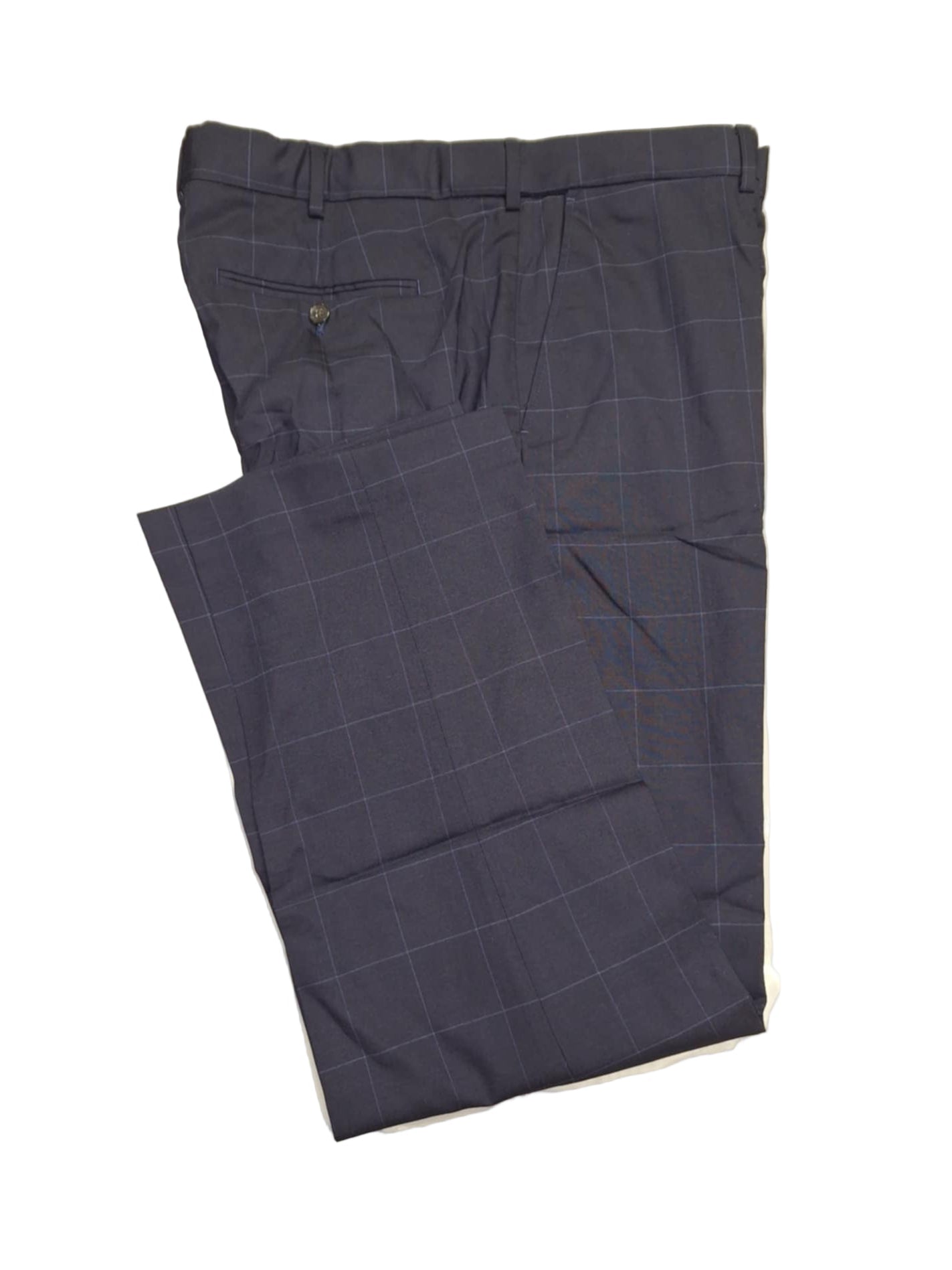 Lands' End Men's Comfort Waist Flat Front Wool Pants 36x32 NWOT