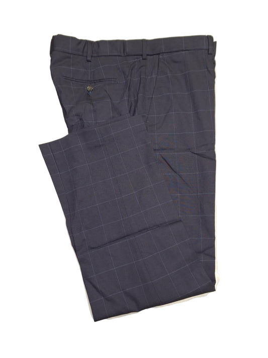Lands' End Men's Comfort Waist Flat Front Wool Pants 36x32 NWOT