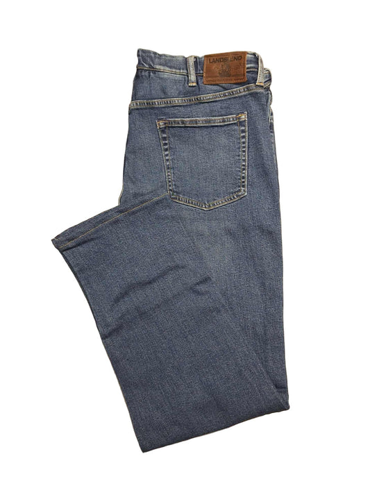 Lands' End Men's Comfort Waist Stretch Jeans 37x32 NWOT