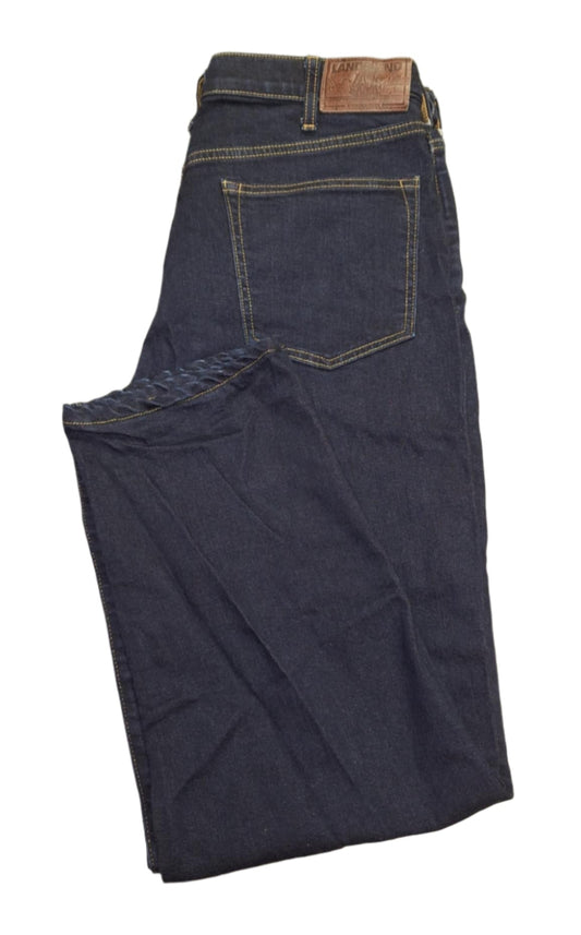 Lands' End Men's Comfort Waist Stretch Jeans 37x32 NWOT