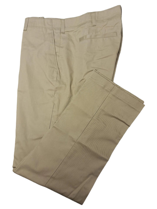 Lands' End Men's Traditional Fit Flat Front Chino Pants 34" Inseam NWOT