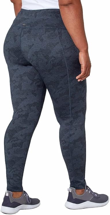 Mondetta Womens Midweight Brushed Jacquard Legging-NWT