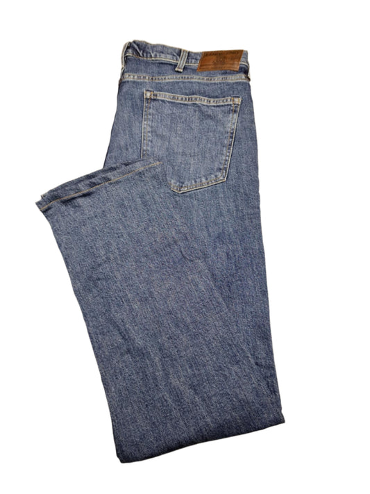 Lands' End Men's Straight Leg Stretch Jeans 37x33 NWOT