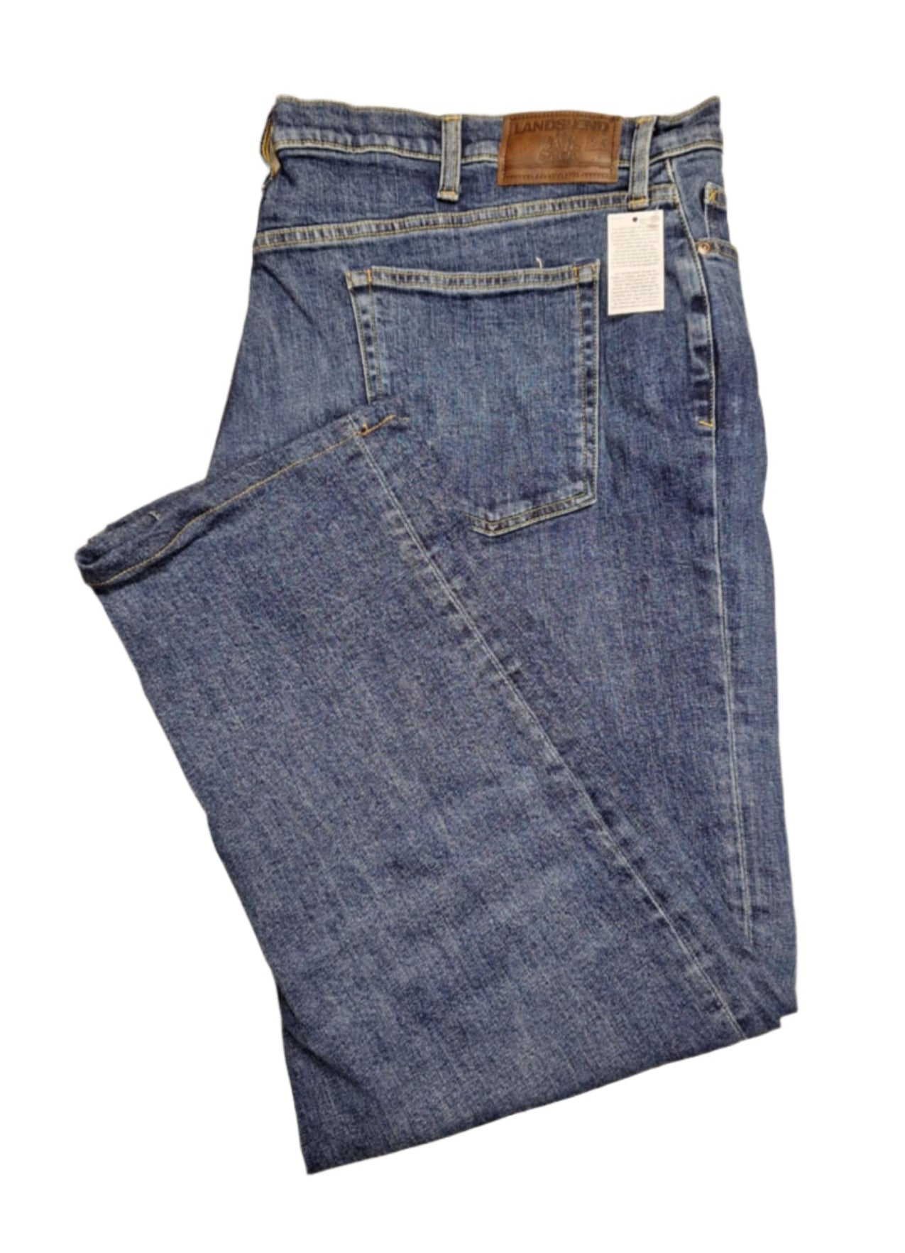 Lands' End Men's Traditional Fit Stretch Jeans 42x30 NWOT