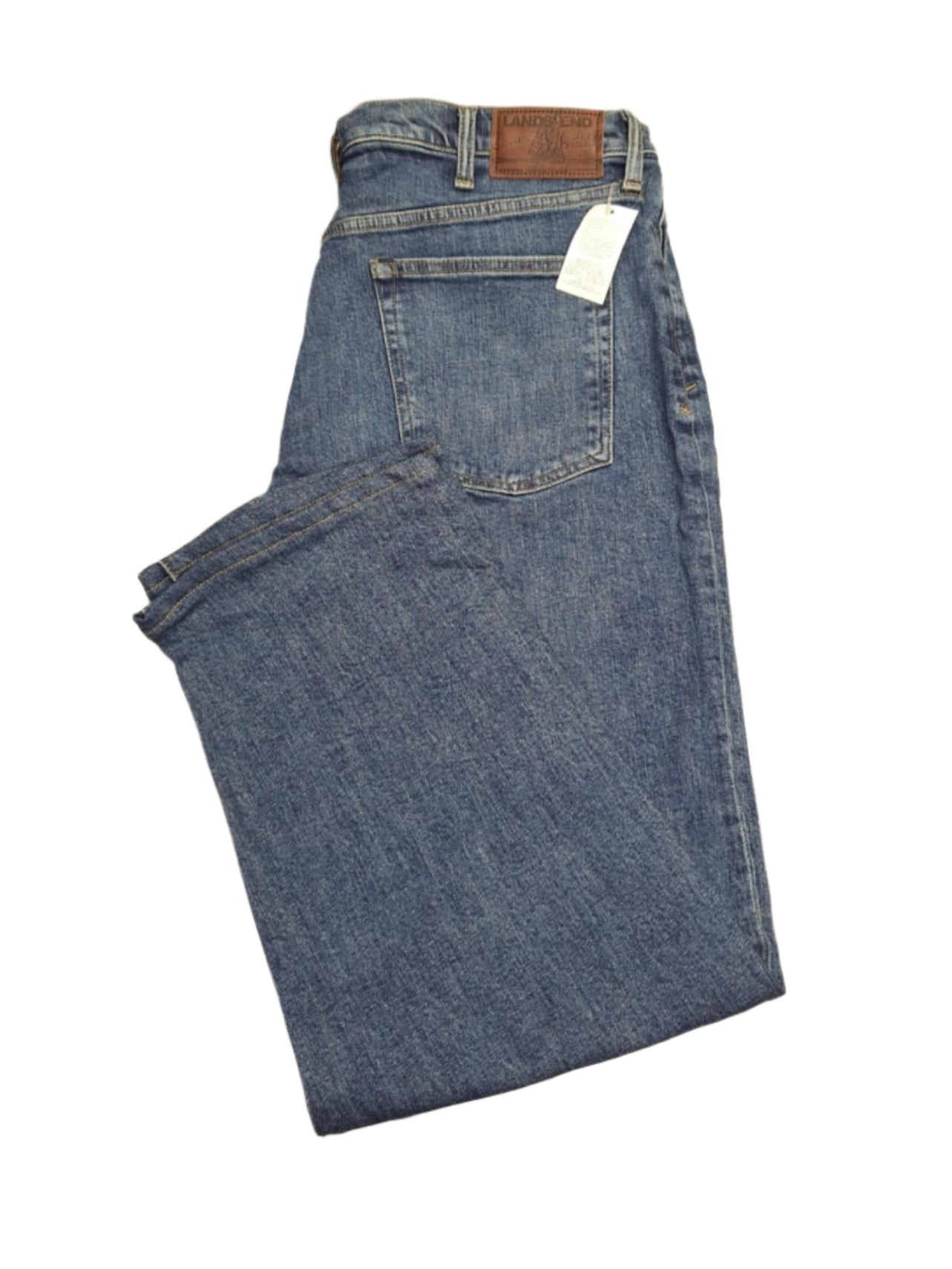 Lands' End Men's Traditional Fit Stretch Jeans 37x31 NWOT