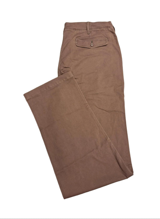 Lands' End Men's Traditional Fit Sea Washed Chino Pants 33x34 NWOT