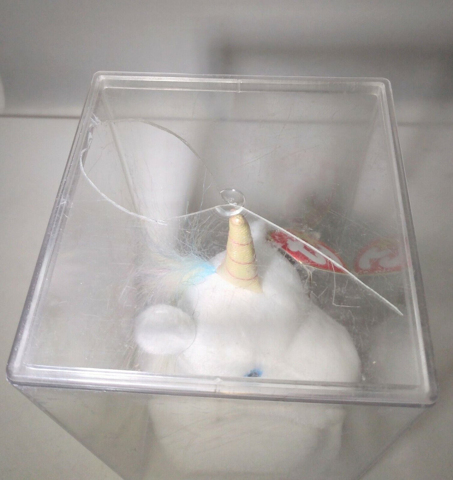 Ty Mystic Unicorn Beanie Baby-Iridescent Horn-Retired-