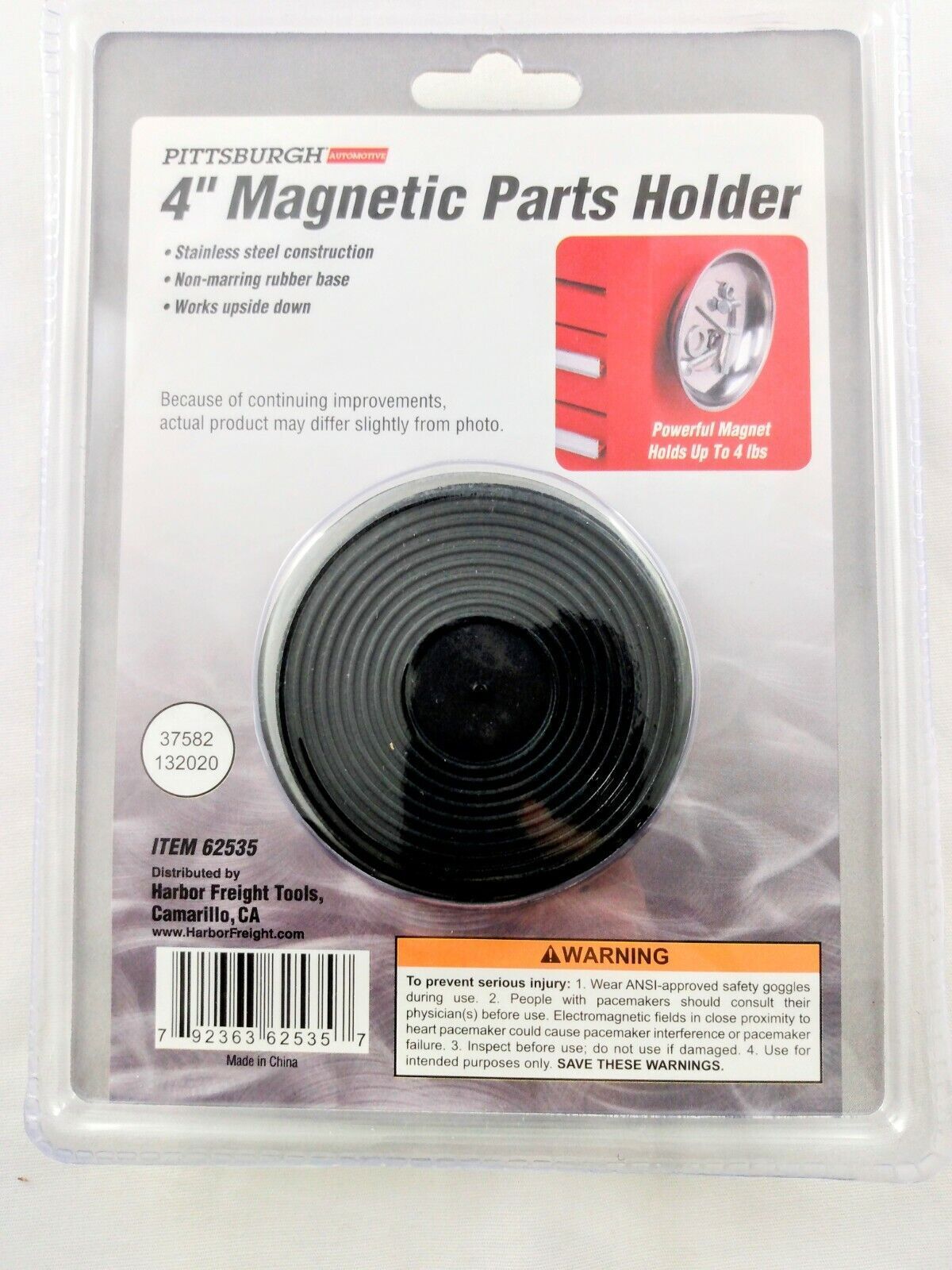 Set of 2 Pittsburgh Automotive 4" Magnetic Part Holder-New-!!!