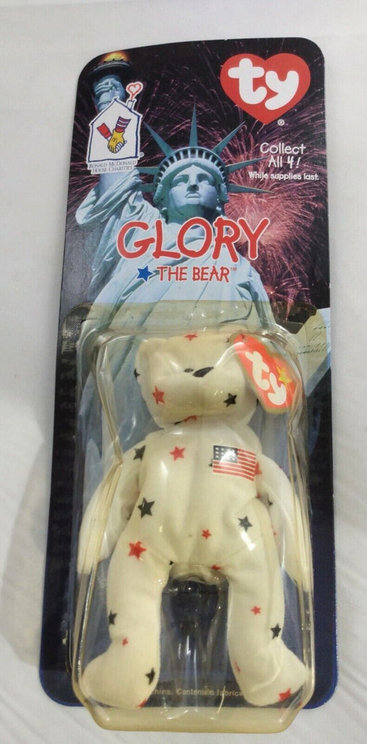 TY Glory the Bear Ronald McDonald House Charities-Yellowing of plastic