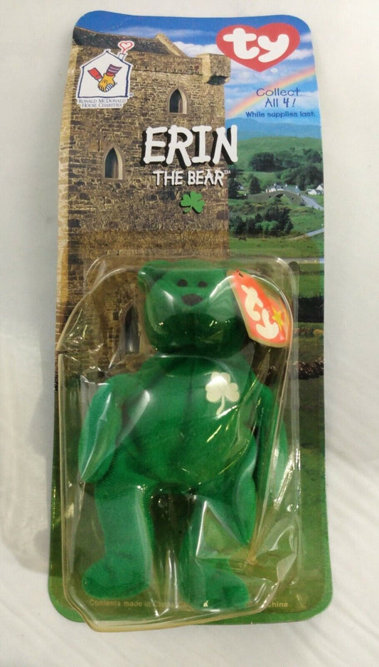 TY Erin the Bear-Ronald McDonald House Charities-Yellowing of Plastic