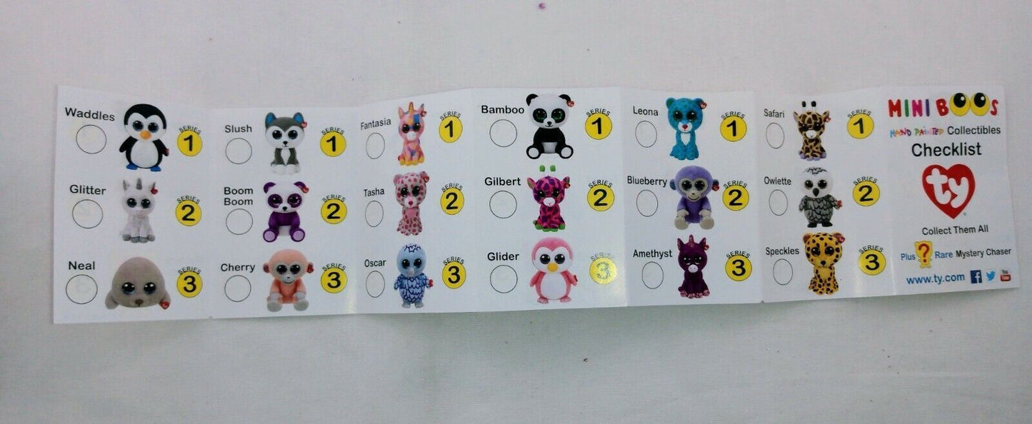 Ty Beanie Mini Boos Mystery Collectible Series 3  Neal the Seal-!!!