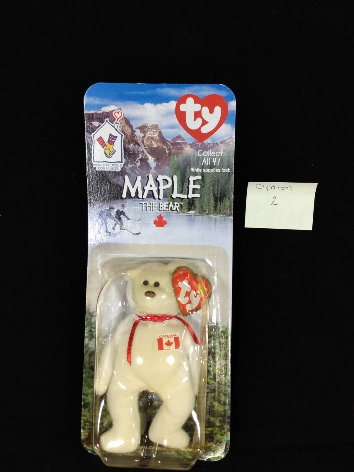 TY Maple the Bear Ronald McDonald House Charities-Yellowing of Plastic