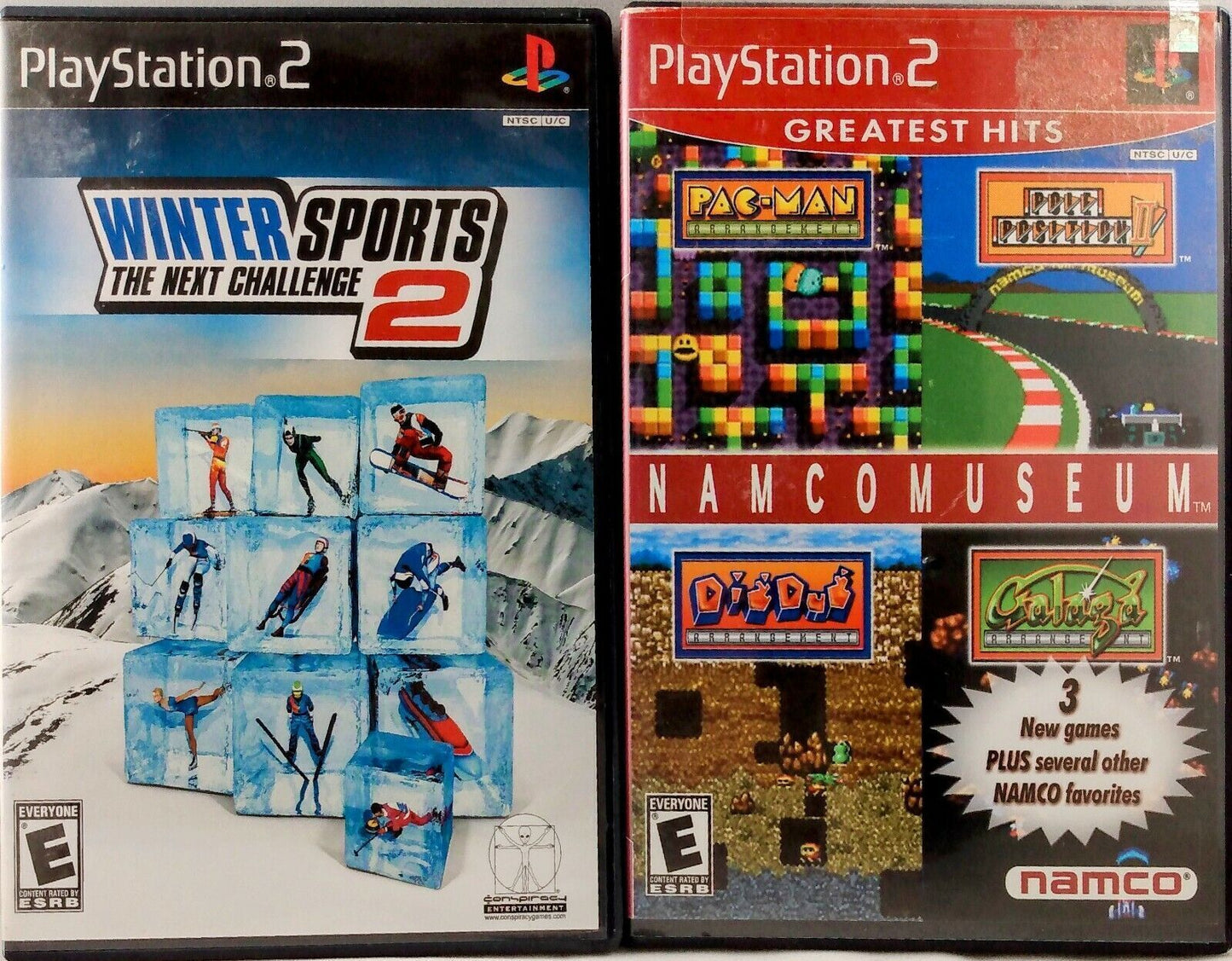PlayStation 2 Winter Sports 2: The Next Challenge and Namco Museum-
