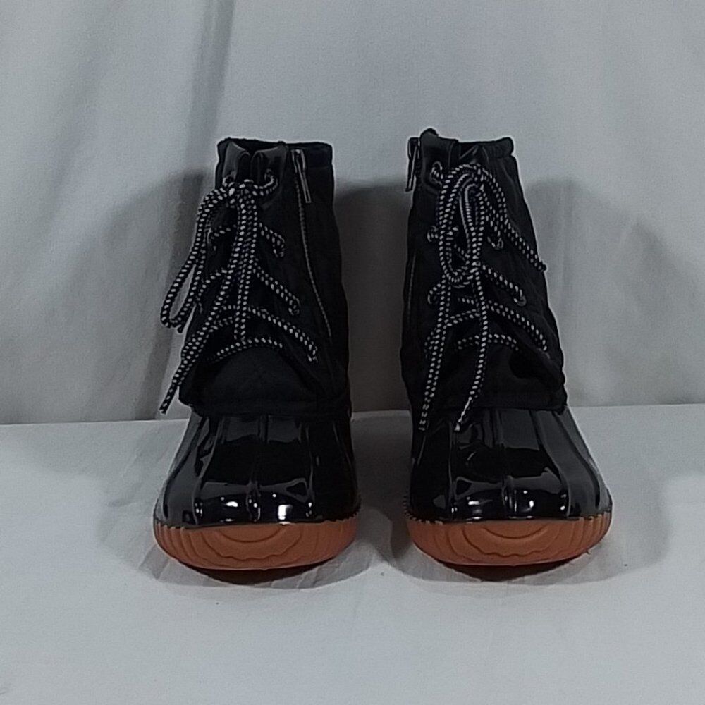 Women's Portland Boot Co. Quilted Duck Boot - Black - 8 - NIB