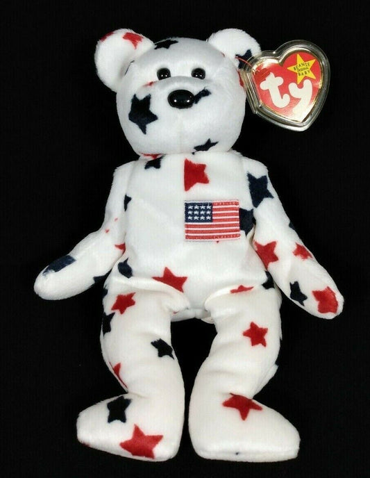 Ty Beanie Babies Glory the Bear-1997-Retired-In case-PE Pellet